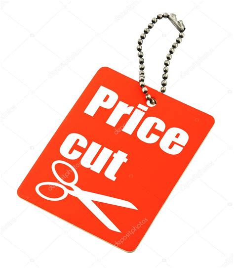 The a cut above & uniforms coupon discount will adjust your order total. Price cut tag — Stock Photo © yoka66 #2218474