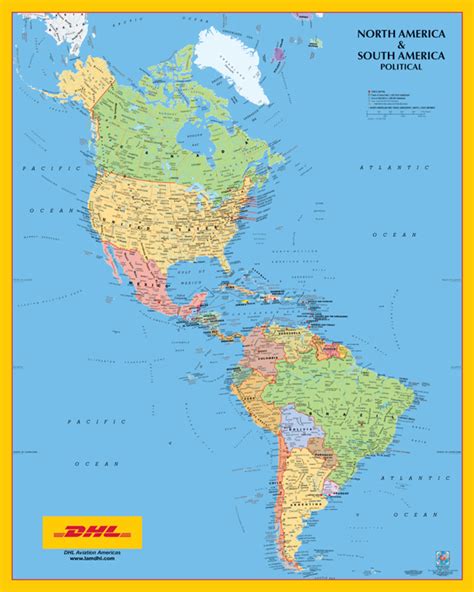 North And South America Map Map2