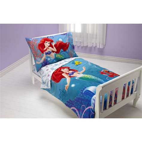 Enjoy clean, fresh smelling bedding with advice from ariel. Little Mermaid Ariel Ocean Princess 4 Piece Toddler ...