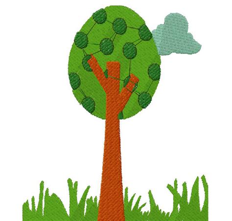 Tree Machine Embroidery Design Free Embroidery Design
