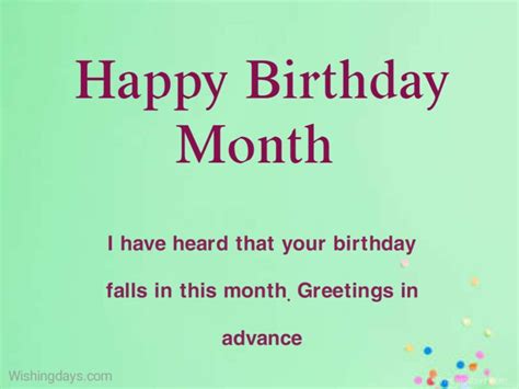 Birthday Month Wishes Images And Quotes Messages Wishing Days
