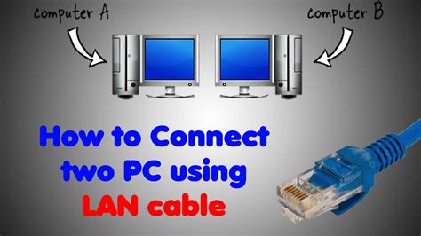 Connect two computers with a crossover cable. How to Connect two PC using LAN cable - YouTube