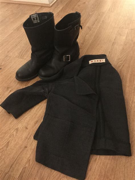 Frye Boots And A Marni Jacket Thriftstorehauls