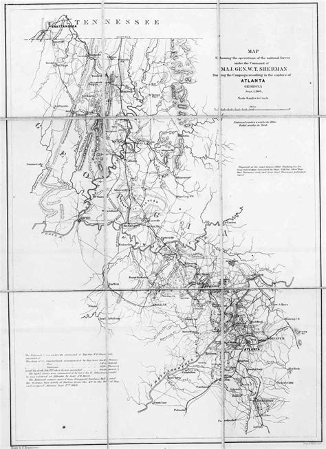 An Old Map Shows The Location Of Many Towns And Roads In The Country