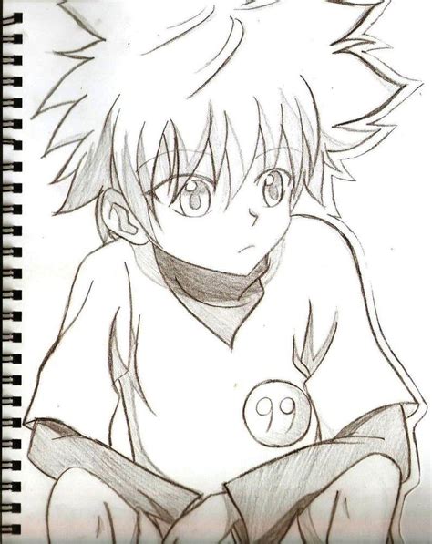 Killua Traditional Art By Xxdaisuki Koixx On Deviantart Killua