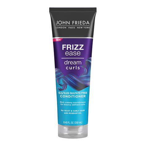 John Frieda Frizz Ease Dream Curls Slssles Sulfate Free Conditioner For Curly Hair 845 Fl Oz
