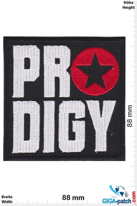 Prodigy Prodigy Logo Parche Parche Posterior Patch Llaveros Pegatinas Giga