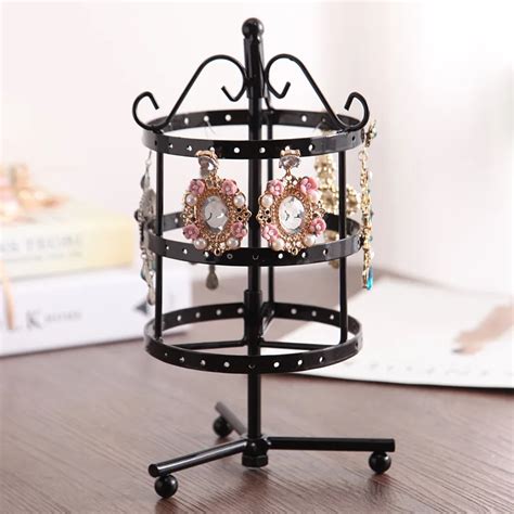 Buy Fashion Rotating Earring Rack Jewelry Display