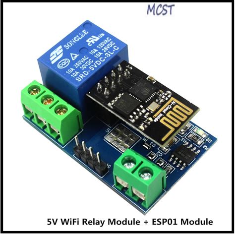 Module Relais Avec Wifi Esp01 Mc Smart Technologies