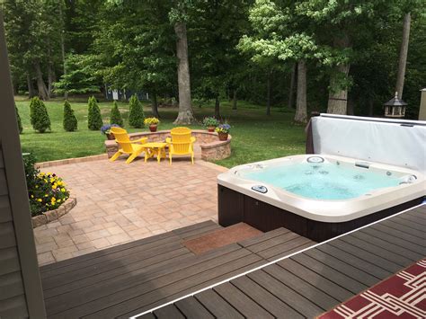 Backyard Deck Ideas With Hot Tub