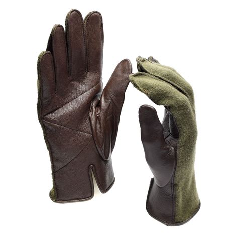 Original French Army Combat Gloves French Wwii Style Gloves Etsy
