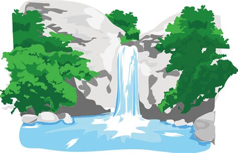 River Waterfall Clipart Waterfall Png Transparent Png Large Size