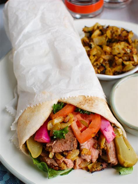 Call me a food snob if you want but i don't buy meat from walmart except for their briskets. Beef Shawarma - A Cedar Spoon
