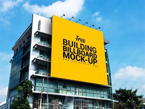 huge outdoor building billboard mockup freebie designhooks