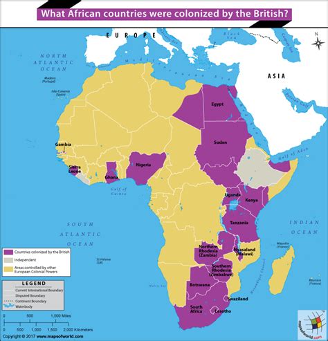 African Colonization Map Of Africa