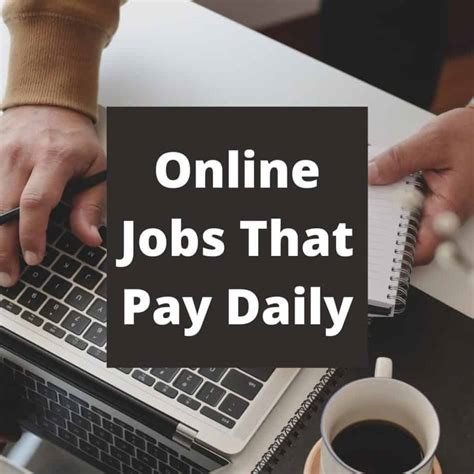 Free Online Jobs That Pay Daily Leave Your 9 5