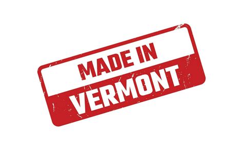 Made In Vermont Rubber Stamp 25384039 Vector Art At Vecteezy