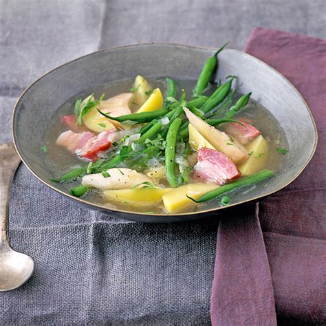 Birnen Bohnen und Speck Rezept