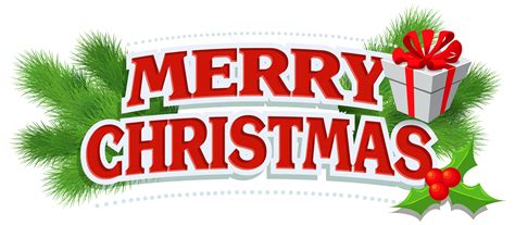 Merry Christmas Decor With T Png Clipart Merry Christmas Text