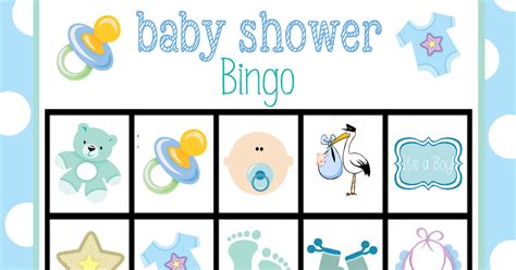 Bingo Para Baby Shower De Ni O Para Imprimir Gratis Oh My Beb