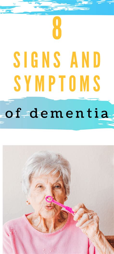 8 Signs And Symptoms Of Dementia The Aging Authority