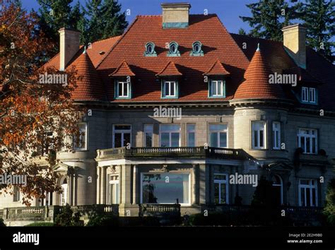 Pittock Mansion Portland Oregon Stock Photo Alamy