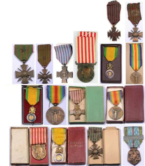 Wwi Ww1 Wwii Ww2 First Second World War One Two French France Medals