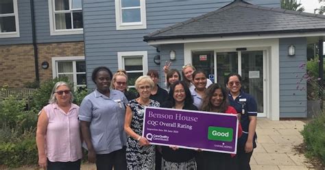 Benson House Care Home Celebrates After Receiving A ‘good Cqc