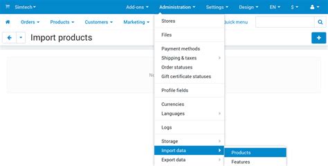 How To Import Products And Product Data — Cs Cart 411x Documentation