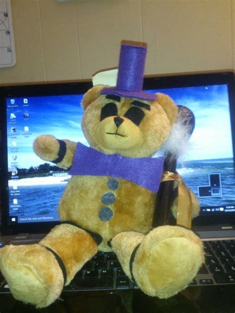 Five Nights At Freddys Plush 4 Fred Bear Plush By Lombiesnthings