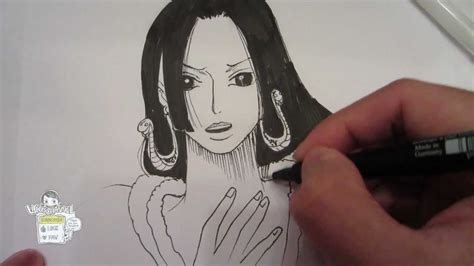 How To Draw Boa Hancock From One Piece ハンコック Youtube