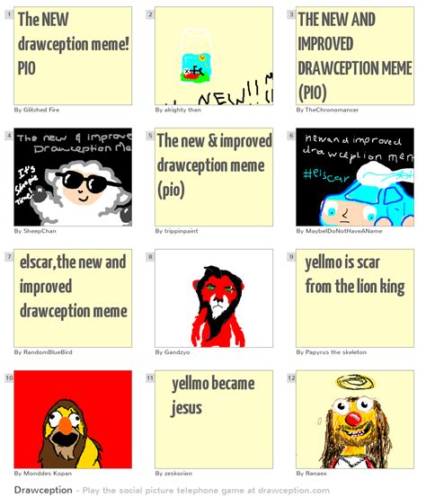 The New Drawception Meme Pio Drawception
