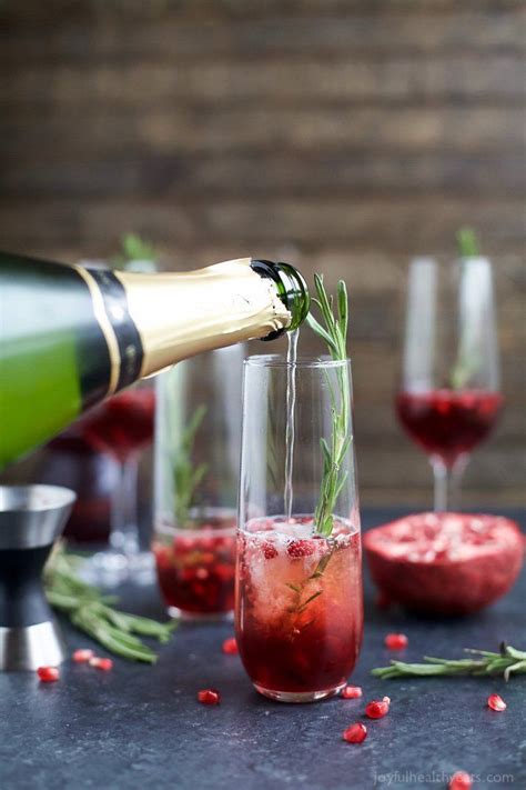 Sparkling Pomegranate Mimosas Easy Champagne Cocktail Recipe Recipe