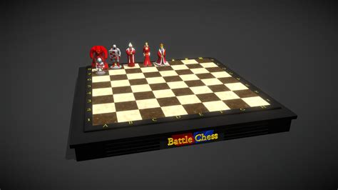 Battle Chess Full Set Buy Royalty Free 3d Model By Viconthebeach
