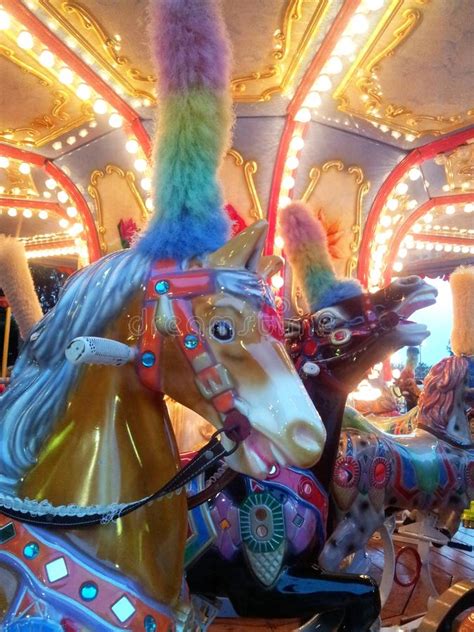 Carousels Horses Stock Image Image Of Horses Colorful 44727959