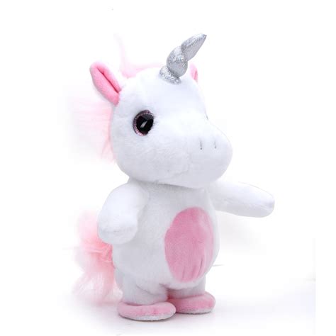Moving And Talking Unicorn Toys Interactive Plush Stuff Animal For