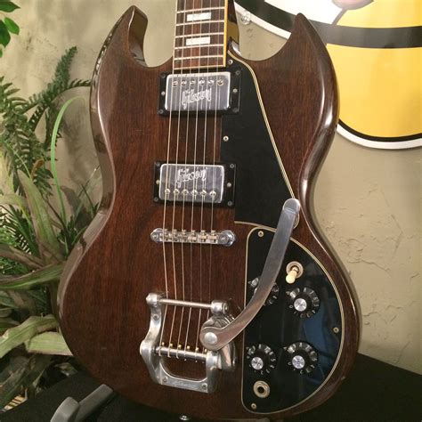 1972 Gibson SG With Factory Installed Bigsby Vintage Electric