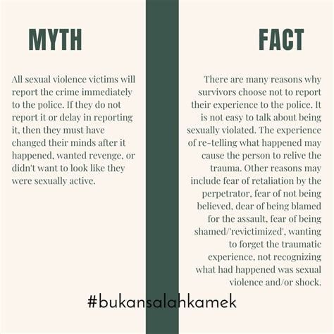 Sexual Violence Myths And Facts English Infosheets Bukansalahkamek My Free Download Borrow