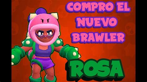Compro El Nuevo Brawler Rosa Brawl Stars Youtube
