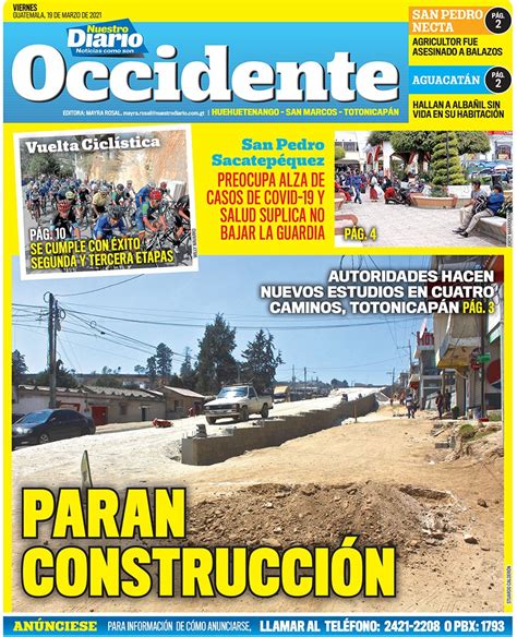 Nuestro Diario Ediciones Anteriores Guatemala