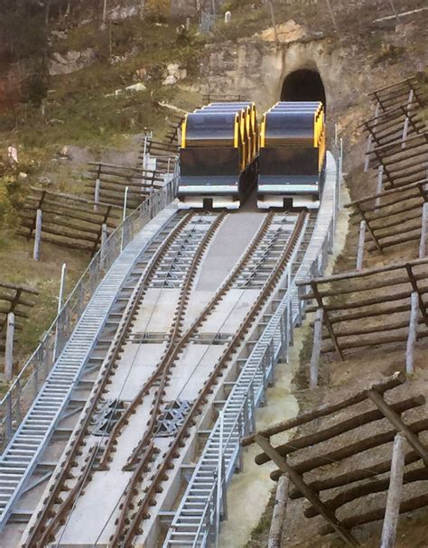 The Stoosbahn Opens As The Worlds Steepest Funicular Tram Solidsmack
