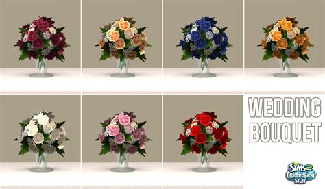 Mod The Sims Table Centerpieces 5 Assorted Bouquets