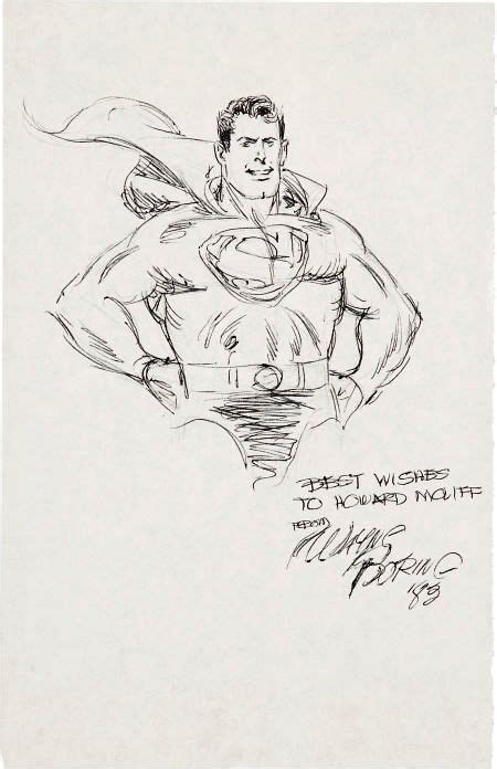 Superman By Wayne Boring In Alan Pinions Boring Wayne Comic Art