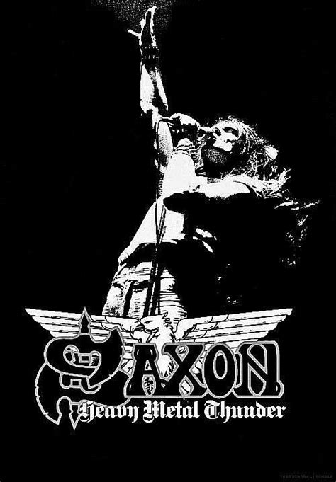 80s Heavy Metal Heavy Metal Bands Saxon Band Tribute Rock Poster