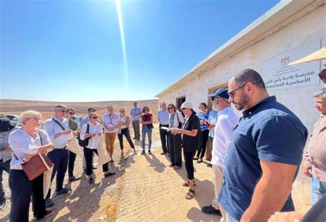 Diplomats Condemn Settler Violence And Demolition Of A School During A Visit To Burqa And Ras Al