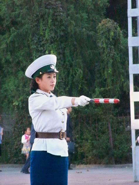 The Uniform Girls Pic Korean Traffic Policewomen White