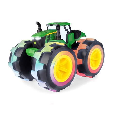 Buy Monster Treads Lightning Wheels Light Up Tractor Deluxe John Deere Tractor Toys Light Up