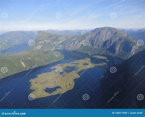 Ariel View Of Misty Fjords In Ketchikan Alaska Tongass National Forest