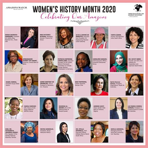 Womens History Month Amazons Watch Magazine