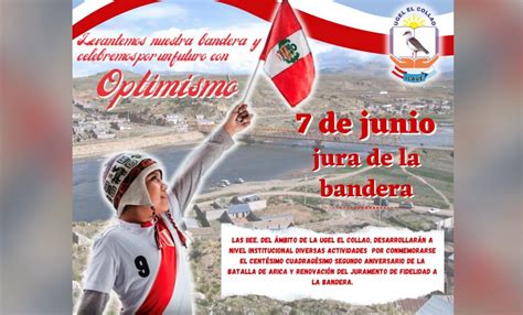 7 De Junio Jura De La Bandera Ugel El Collao